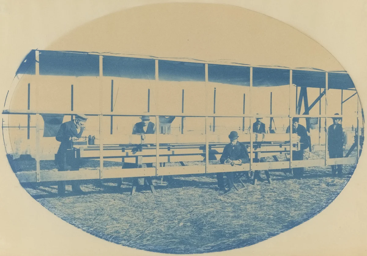 George Davidson's Earth Measuring Apparatus, Yolo Base Line Project, near Davis, California by Carleton E. Watkins, photograph, 1881