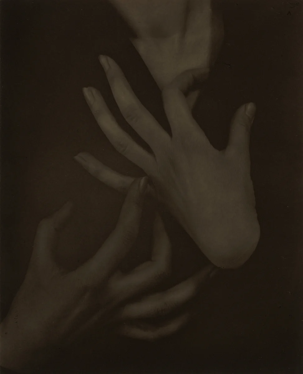 Georgia O'Keeffe—Hands by Alfred Stieglitz, photograph, 1919