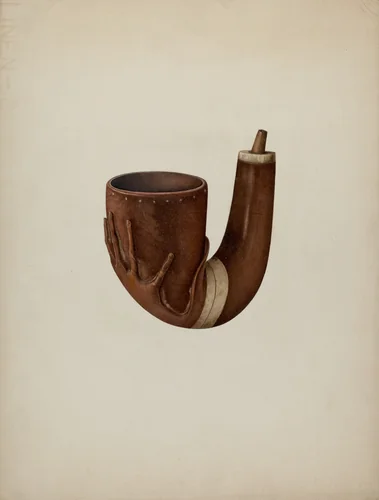 Pipe by Malcolm Hackney, index of american design, 1939