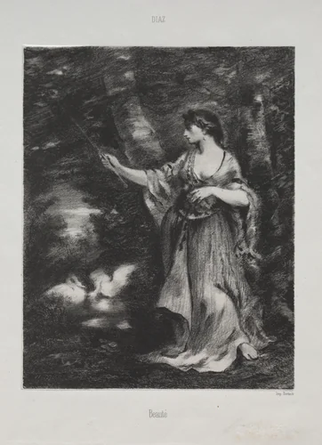 Beauté by Narcisse Diaz de la Peña, print, 1827-1876