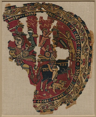 Alexander the Great on Horseback by Unknown, textile, 700-799