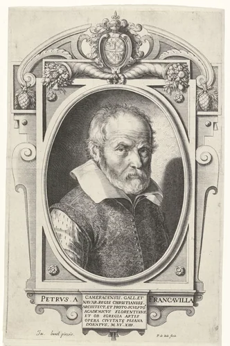 Portret van Pietro Francavilla (Pietro Franqueville) by Unknown, print, 1590-1632