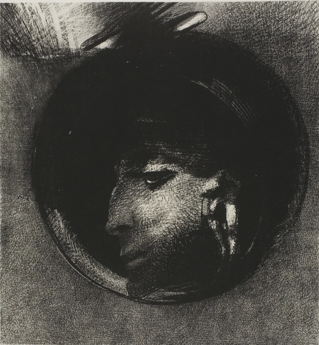 Auricular Cell by Odilon Redon, print, 1894