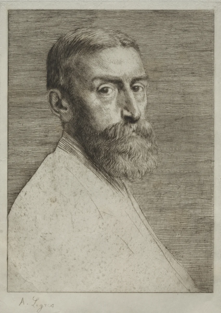 Sir E. J. Poynter by Alphonse Legros, print, 1877