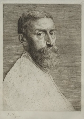Sir E. J. Poynter by Alphonse Legros, print, 1877