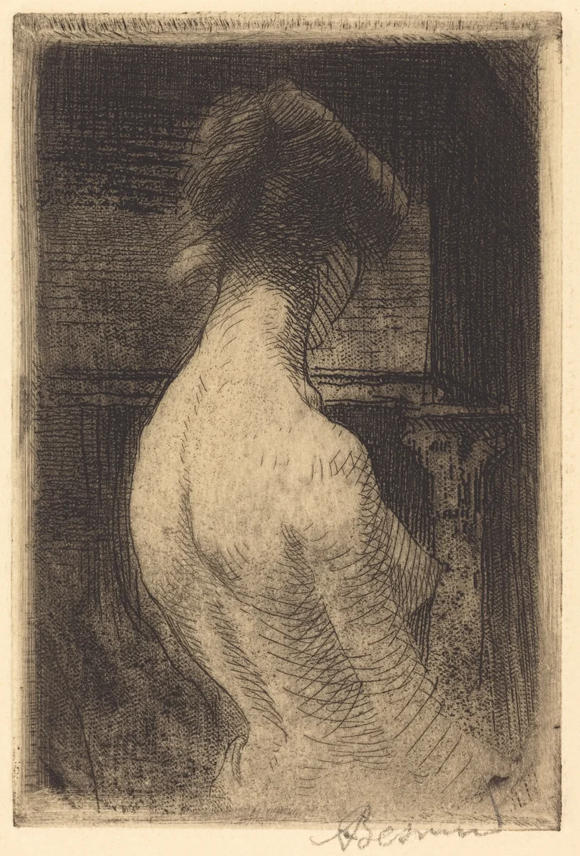 Back of a Woman (Dos de Femme) by Albert Besnard, print, 1889