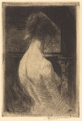 Back of a Woman (Dos de Femme) by Albert Besnard, print, 1889