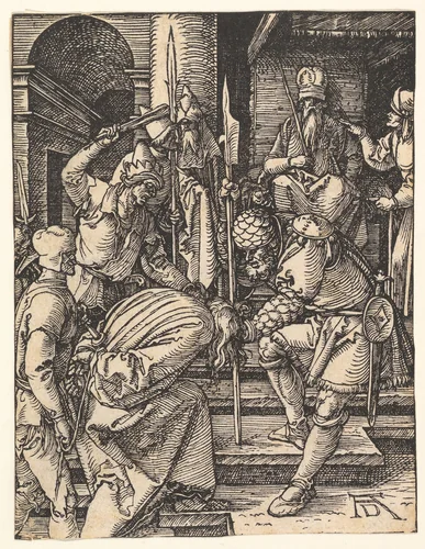 Christ Before Annas, from "The Small Passion" by Albrecht Dürer, print, 1508-1509