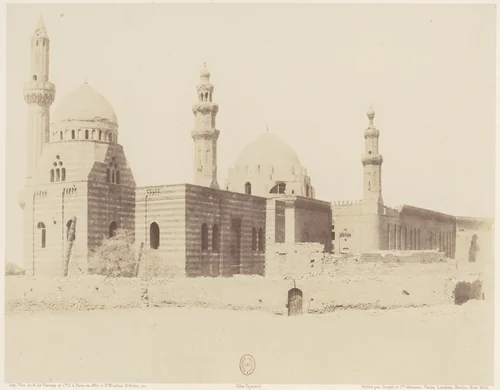 Le Kaire, Mosquées d'Iscander-Pacha et du Sultan Haçan by Félix Teynard, photograph, 1851-1852