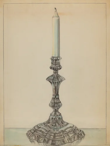 Candlesticks by Leo Drozdoff, index of american design, 1937