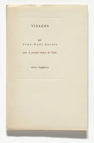 Visages by Wols, illustrated book, 1948