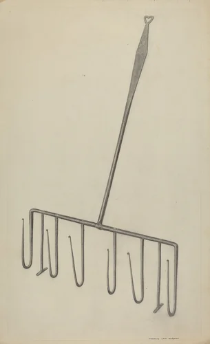 Toast Rack by Francis Law Durand, index of american design, 1939