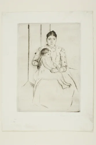 Repose by Mary Cassatt, print, 1890