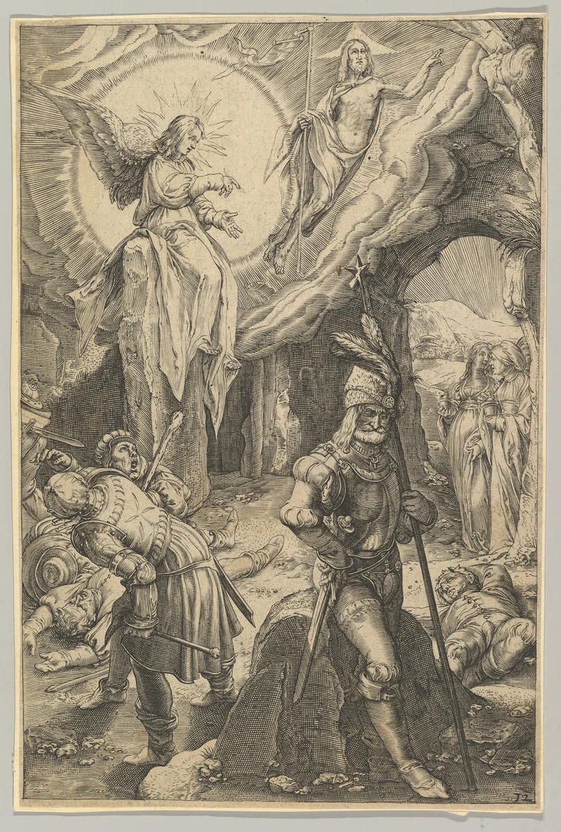 The Resurrection, from "The Passion of Christ" by Ludovicus Siceram, print, 1618-1628