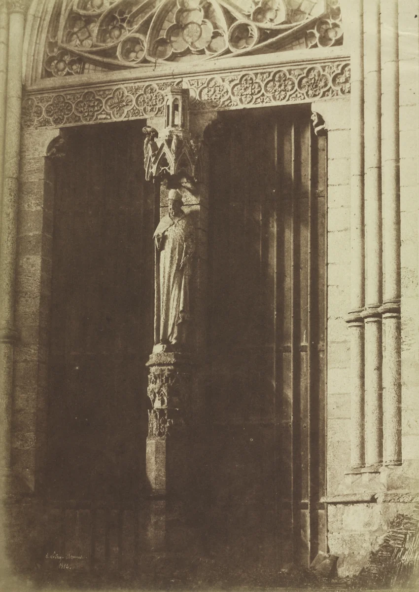 Amiens, Northern Façade of the Transept by Henri Le Secq, photograph, 1852