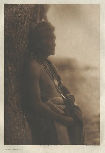 Portfolio I, Plate 5: Alchisé-Apache by Edward Curtis, other, 1903