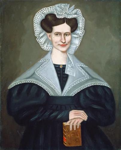 Mrs. Harlow A. Pease by Erastus Salisbury Field, painting, 1837