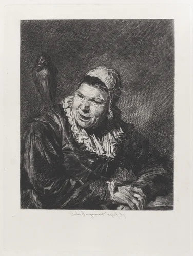 Malle Babbe, after Frans Hals, from "Etchings of Pictures in the Metropolitan Museum New York" by Jules Ferdinand Jacquemart, print, 1871