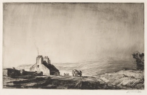 The Ballantrae Road, Ayrshire, Scotland by Muirhead Bone, print