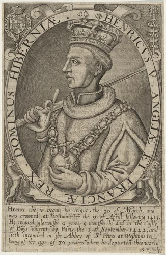 King Henry V by Renold Elstrack, print, 1571-1625
