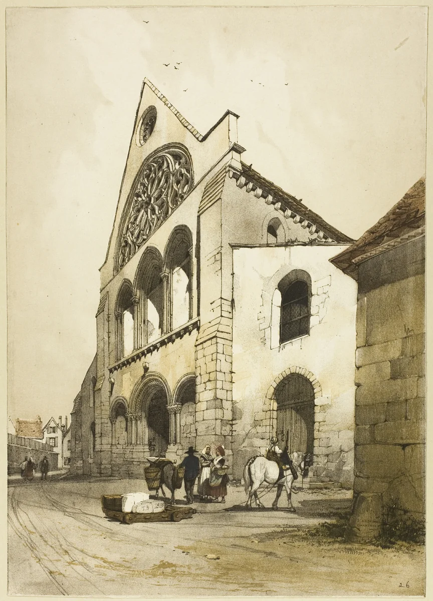 St. Andre, Chartres by Thomas Shotter Boys, print, 1839