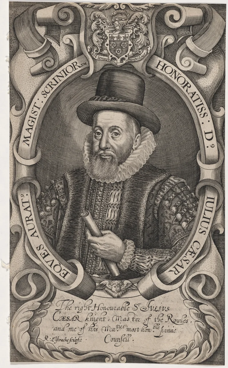 Sir Julius Caesar by Renold Elstrack, print, 1571-1625