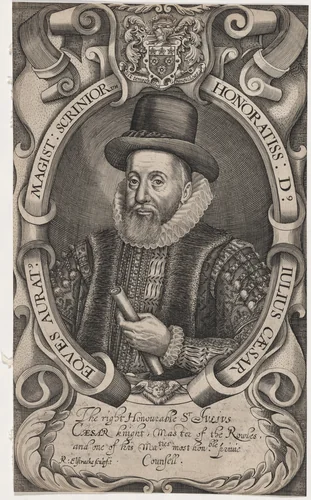 Sir Julius Caesar by Renold Elstrack, print, 1571-1625