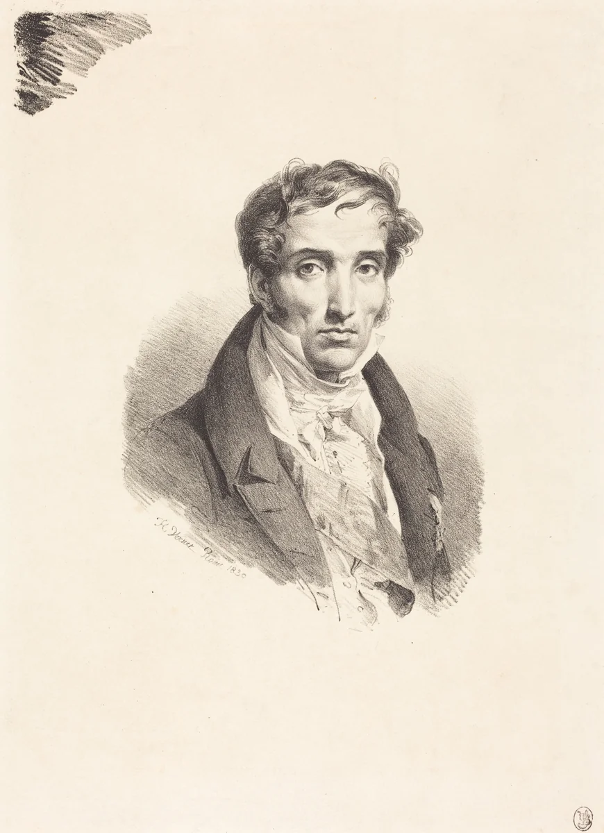 Pierre Guerin by Horace Vernet, print, 1830