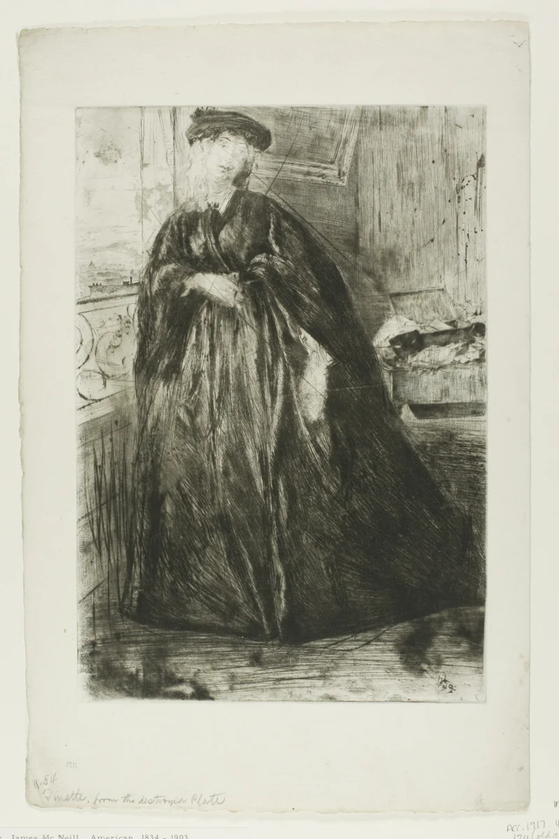 Finette by James McNeill Whistler, print, 1859