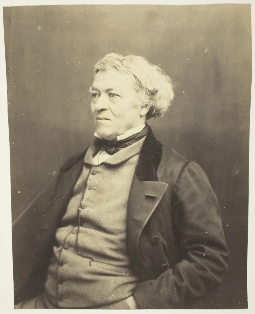 Jean Baptiste Camille Corot by Etienne Carjat, photograph, 1858-1868