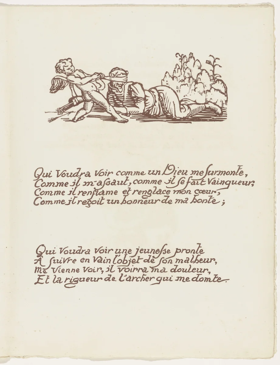 Headpiece (folio 11) from Les Amours (The Loves) by Émile Bernard, illustrated book, 1915