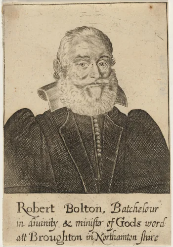 Robert Bolton by John Payne, print, 1607-1647