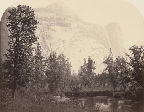 River View of the Royal Arches, Yosemite by Carleton E. Watkins, photograph, 1861