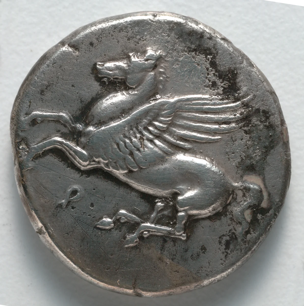 Stater: Pegasos (obverse) by Unknown, metalwork, -355--333