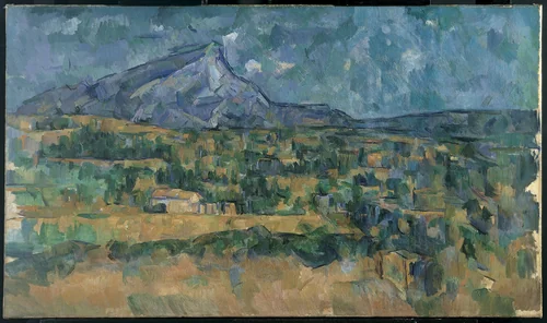 Mont Sainte-Victoire by Paul Cézanne, painting, 1902-1906