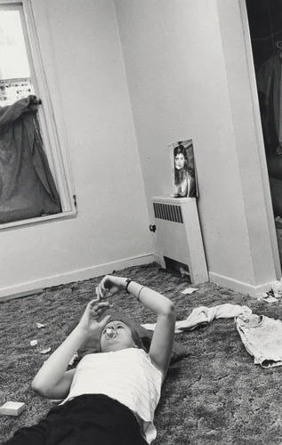 Casper, Peter's Youth Shelter by Jim Goldberg, photograph, 1991