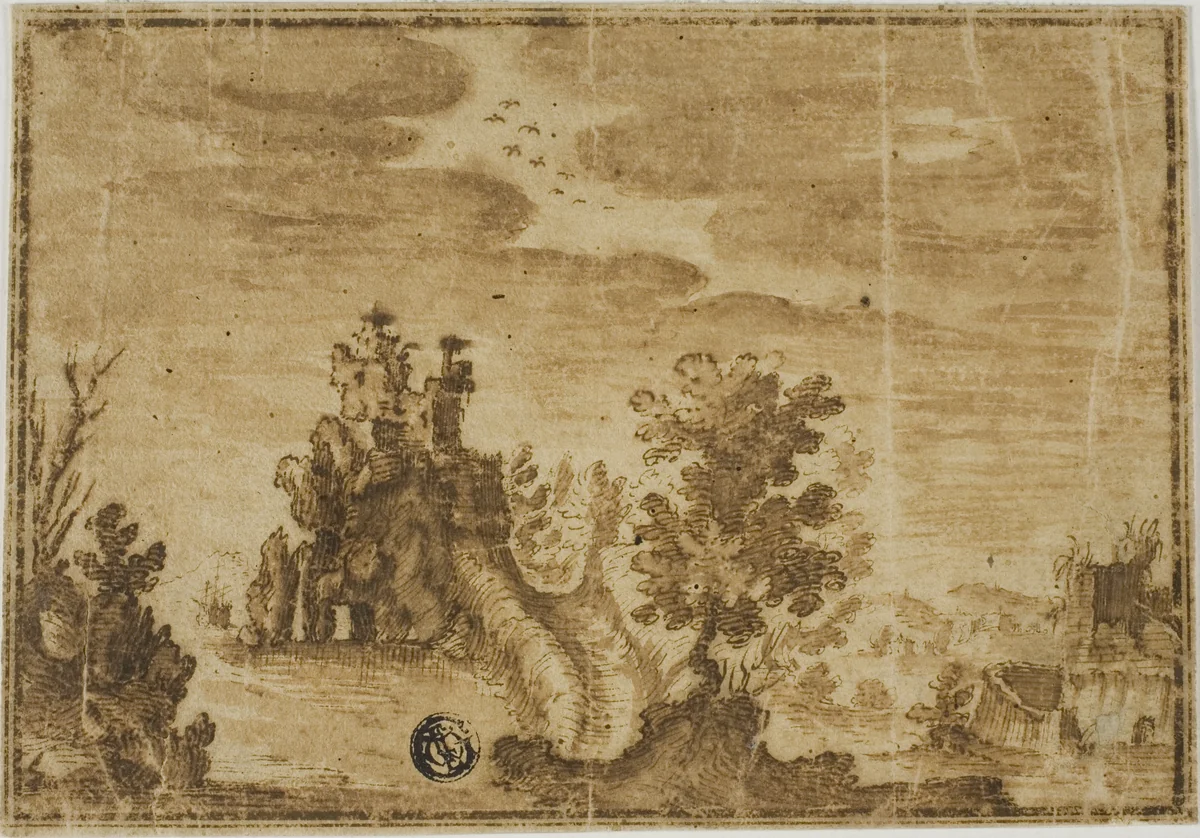 Fairy Castle in Landscape by Alfonso Parigi
Baccio del Bianco
Giulio Parigi
Paul Bril, drawing, 1574-1626