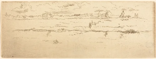 Canal, Ostend by James McNeill Whistler, print, 1887