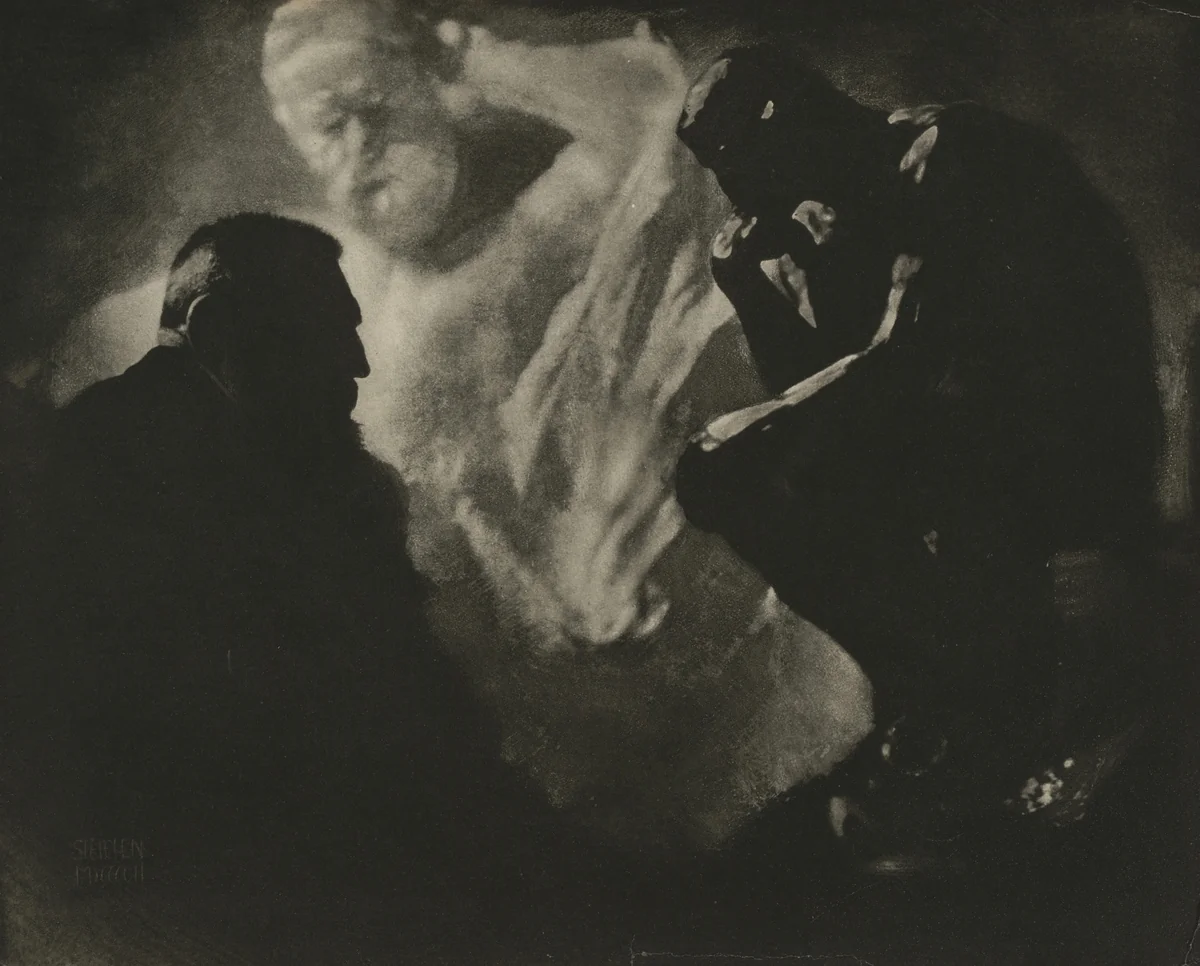 Rodin - Le Penseur, Paris by Edward Steichen, photograph, 1902
