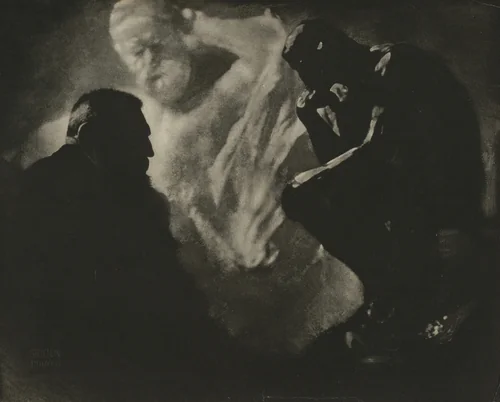 Rodin - Le Penseur, Paris by Edward Steichen, photograph, 1902