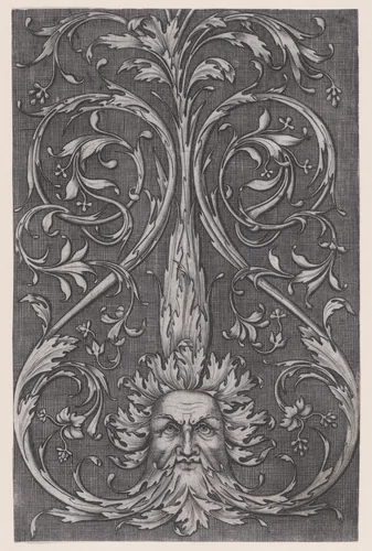 Ornamental Panel by anonymous, print, 1514-1600