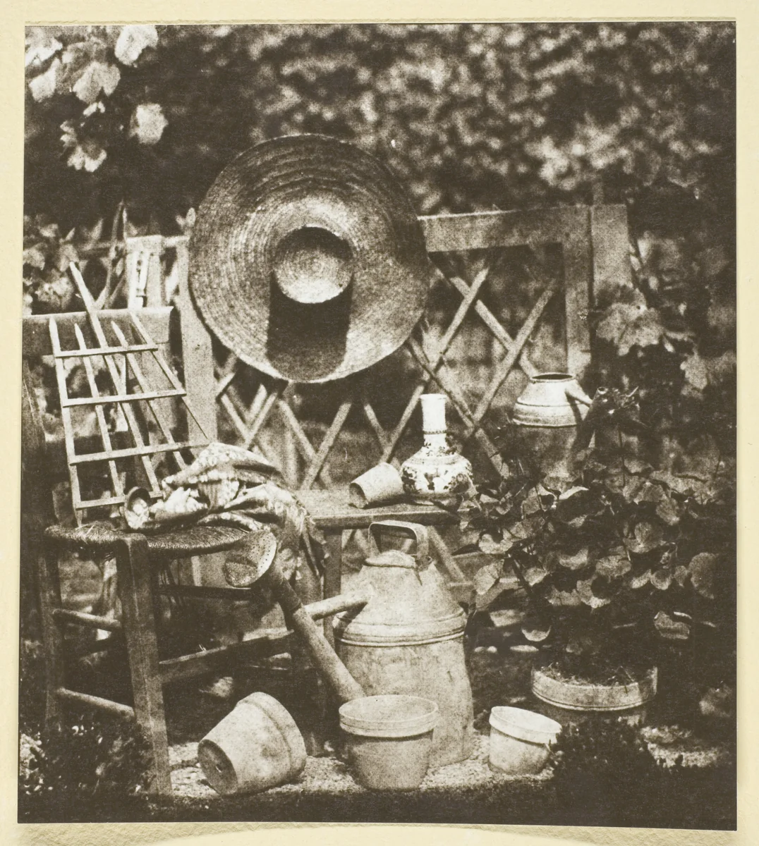 Composition au chapeau by Hippolyte Bayard, photograph, 1837-1847