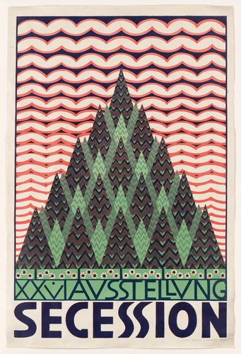 Poster for the Twenty-sixth Secession Exhibition by Ferdinand Andri, design, 1906