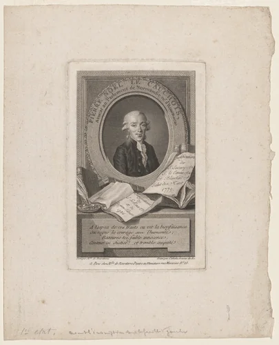 Pierre Noel le Cauchois by Louis Jacques Cathelin, print, 1786