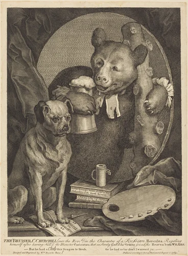 The Bruiser by William Hogarth, print, 1763