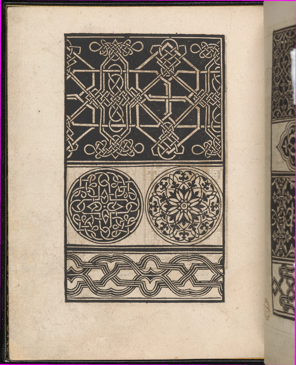 Page from Ein new kunstlich Modelbuch...(Page 50v) by Peter Quentel, book, 1544