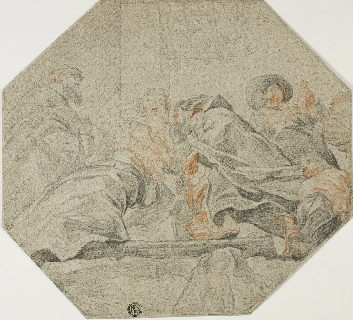 Adoration of the Magi by Peter Paul Rubens, drawing, 1597-1640