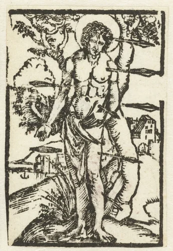 Heilige Sebastiaan by Unknown, print, 1503