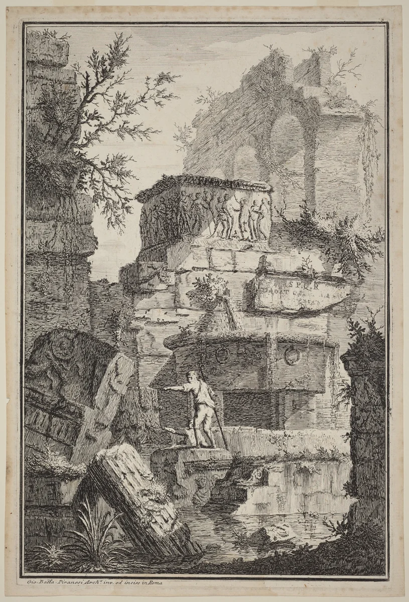 Rovine d' antichi Edifizj by Giovanni Battista Piranesi, print, 1743-1744