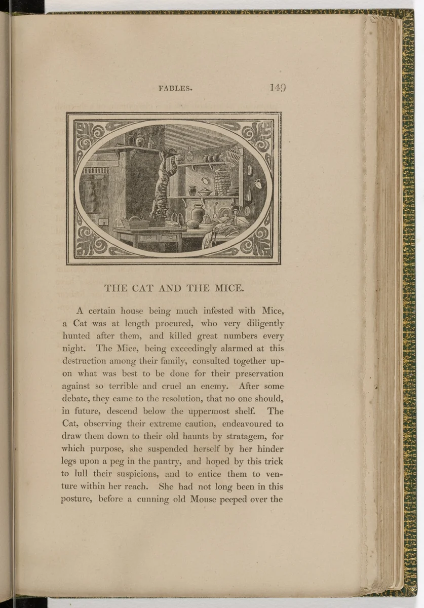 Headpiece (page 149) from The Fables of Aesop by Thomas Bewick, illustrated book, 1818
